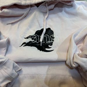 Mens light pink vans hoodie